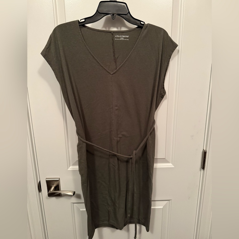A Pea in the Pod Olive Dress